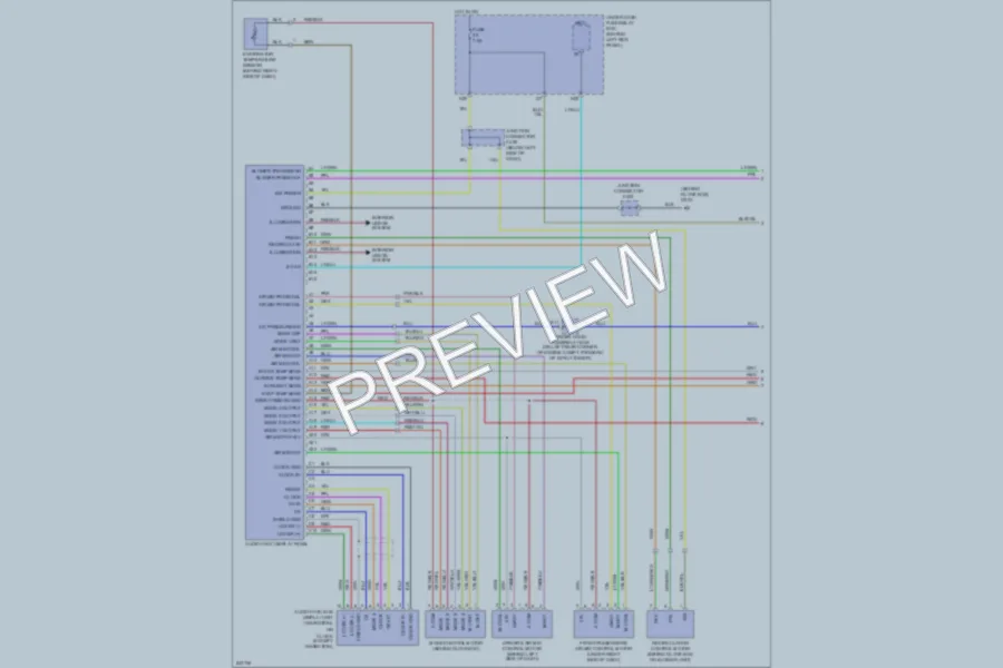 2006 Acura TSX Air Conditioning wiring diagram preview