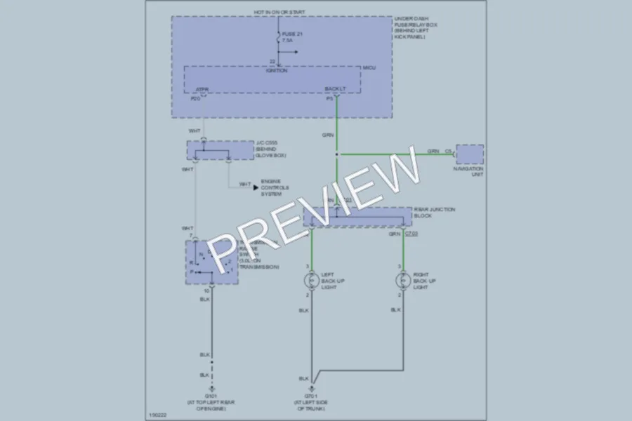 2006 Acura TSX Exterior Lights wiring diagram preview