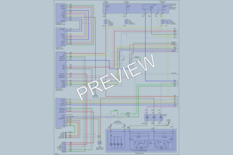 2006 Acura TSX Navigation wiring diagram preview