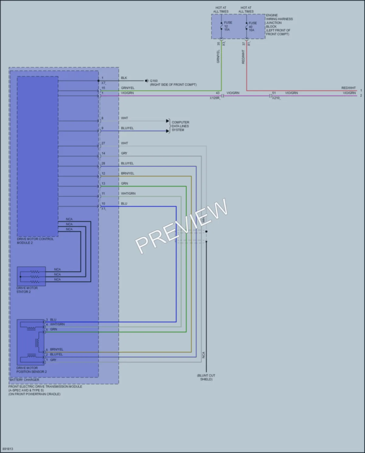 2006 Acura ZDXEV Transmission wiring diagram preview