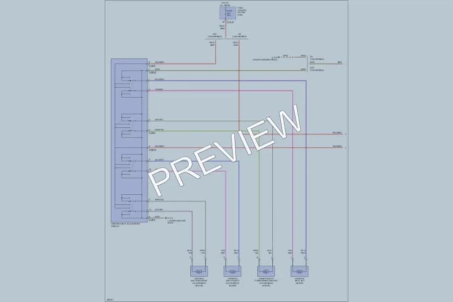 2006 BMW 325Ci Power Seats wiring diagram preview