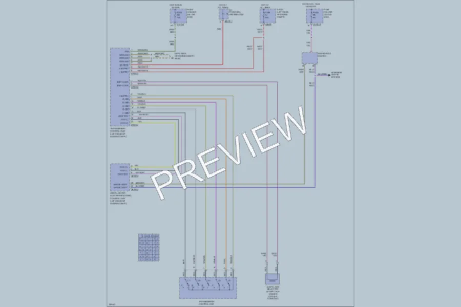 2006 BMW 325Ci Shift Interlock wiring diagram preview