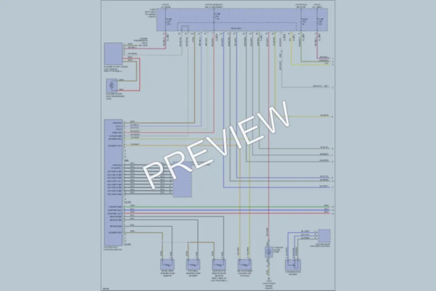 2006 BMW 325i Air Conditioning wiring diagram preview