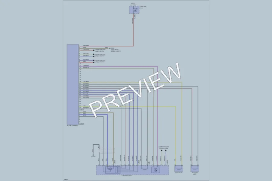 2006 BMW 325i Electronic Power Steering wiring diagram preview