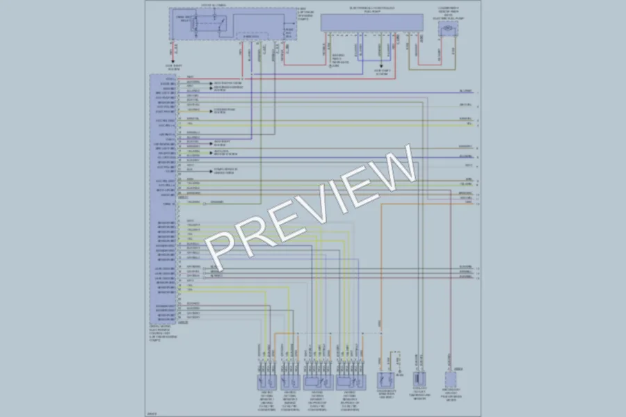 2006 BMW 325xi Engine Performance wiring diagram preview