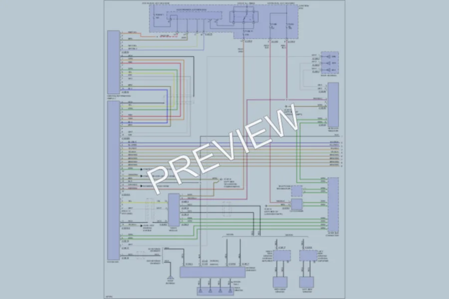 2006 BMW 325xi Navigation wiring diagram preview