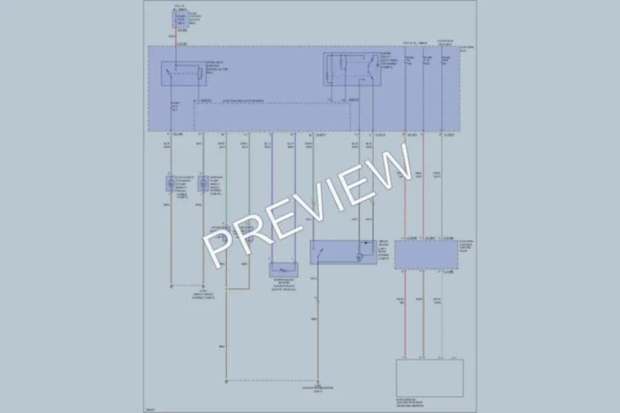 2006 BMW 325xi Wiper Washer wiring diagram preview