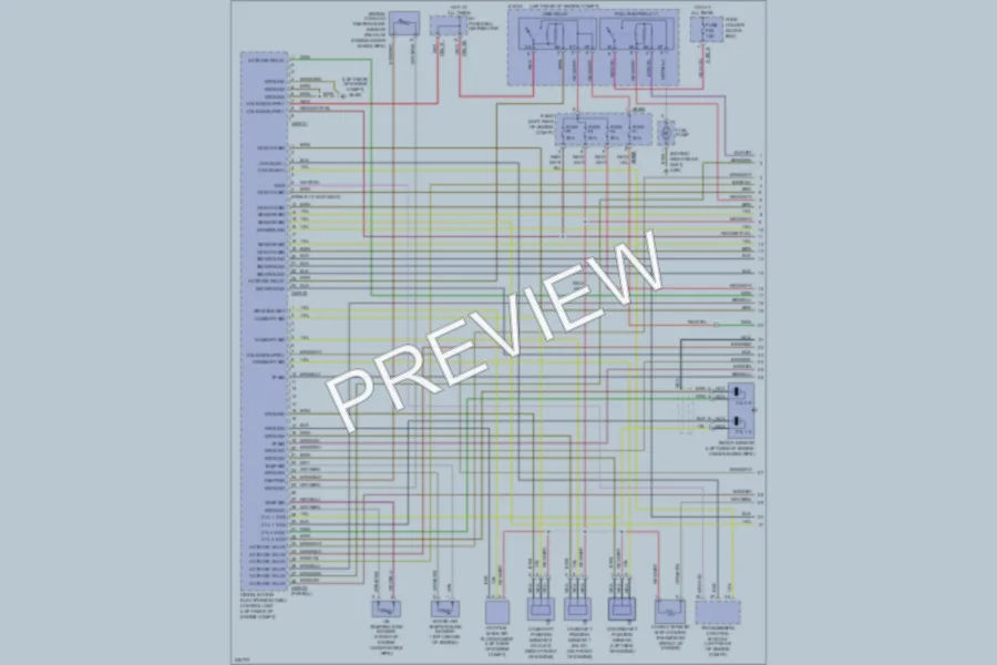 2006 BMW 330Ci Engine Performance wiring diagram preview