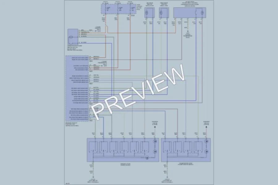 2006 BMW 330Ci Power Windows wiring diagram preview