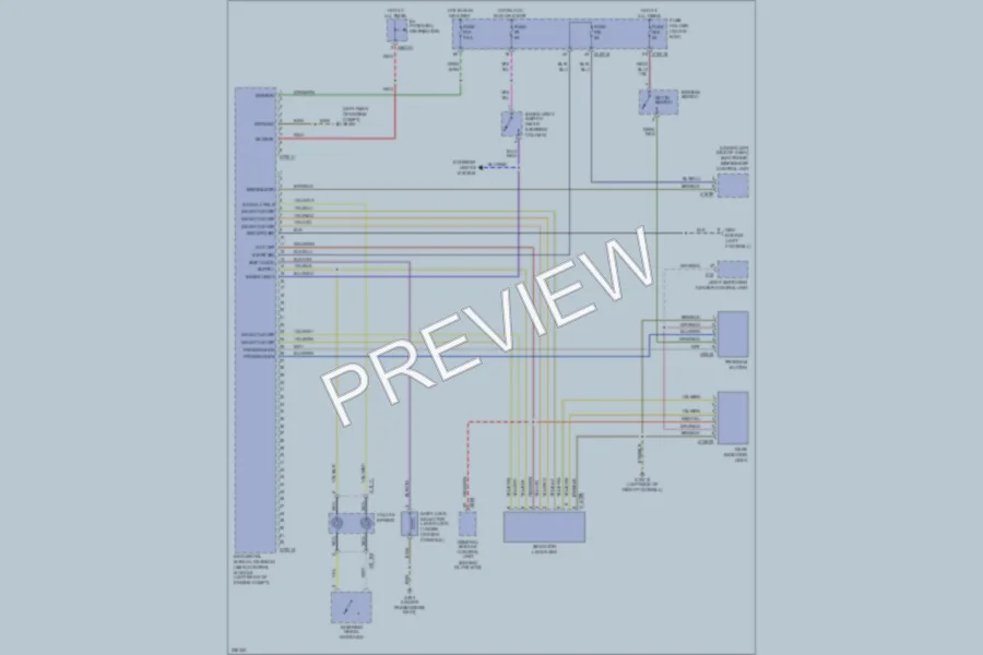 2006 BMW 330Ci Transmission wiring diagram preview