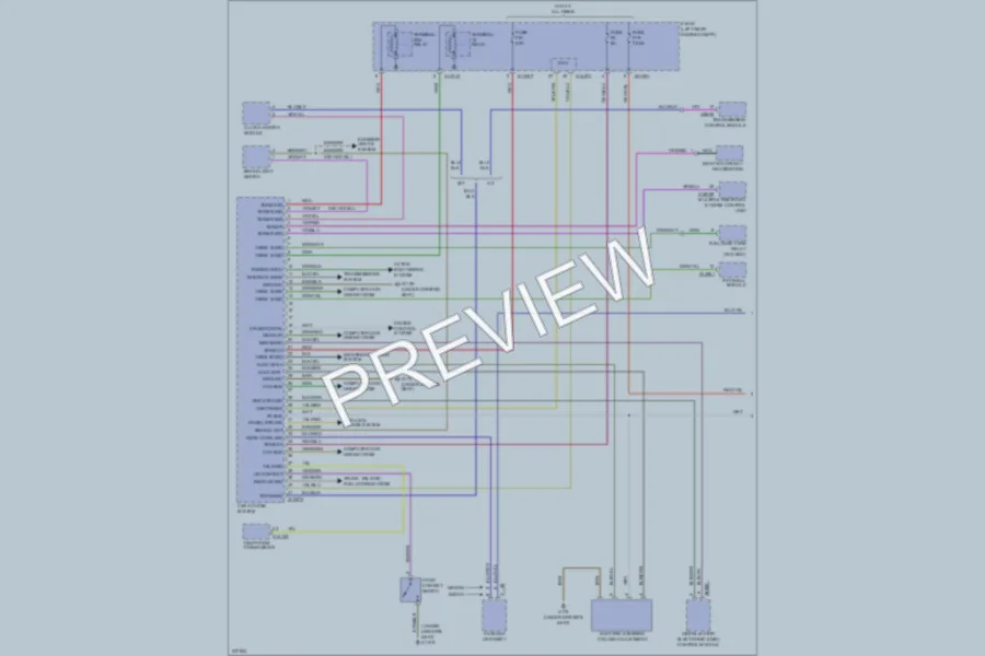 2006 BMW 330xi Anti Theft wiring diagram preview