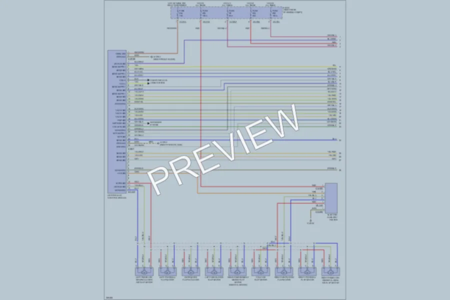 2006 BMW 525i Air Conditioning wiring diagram preview