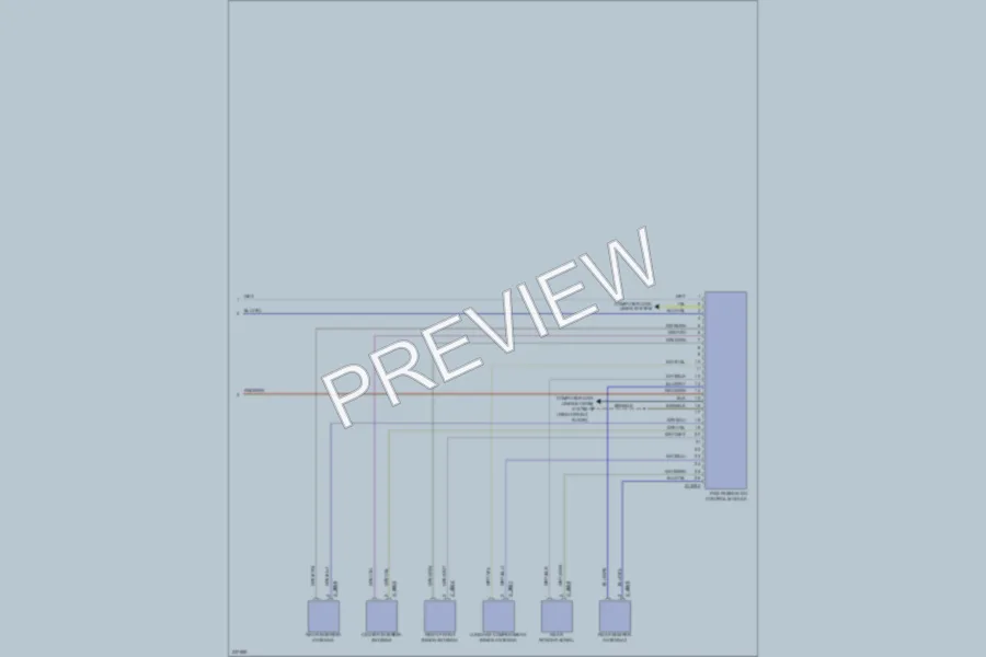 2006 BMW 525xi Anti Theft wiring diagram preview