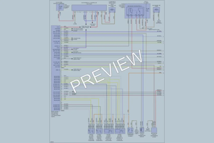 2006 BMW 530i Engine Performance wiring diagram preview