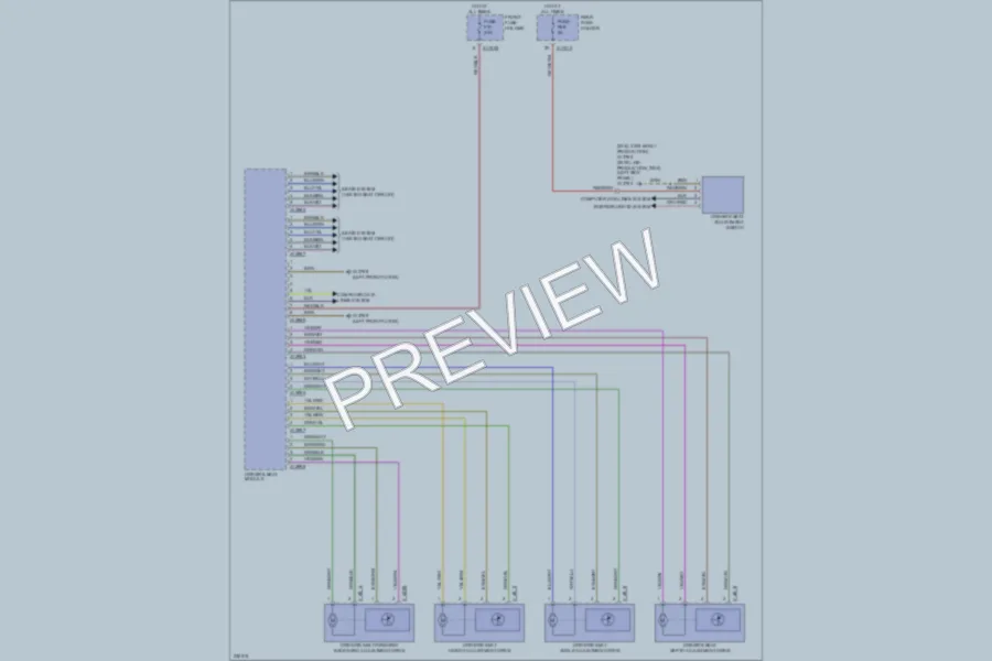 2006 BMW 530xi Memory Systems wiring diagram preview