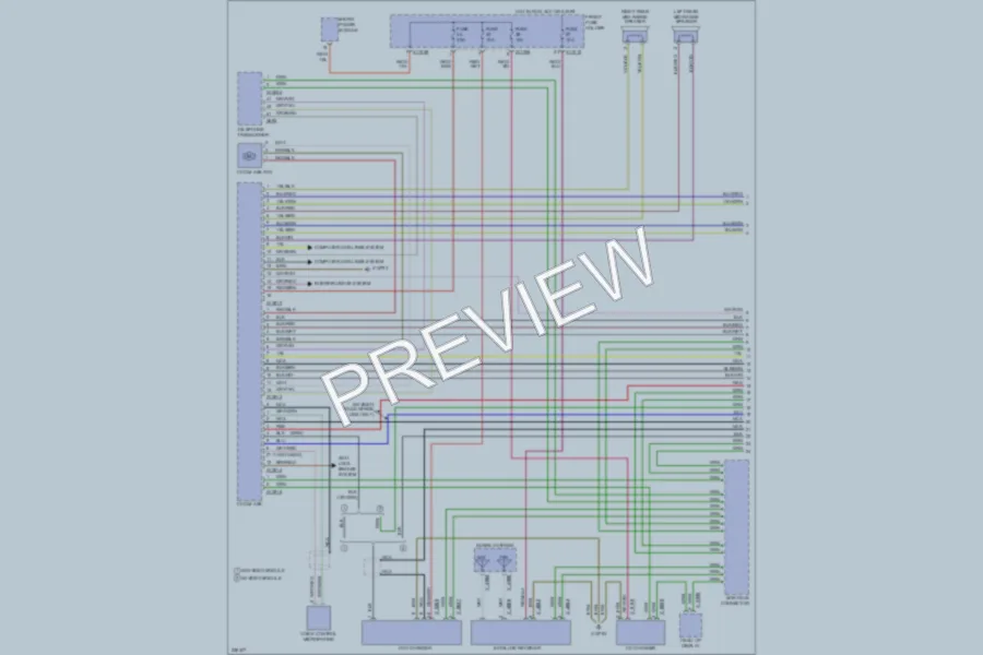 2006 BMW 530xi Navigation wiring diagram preview