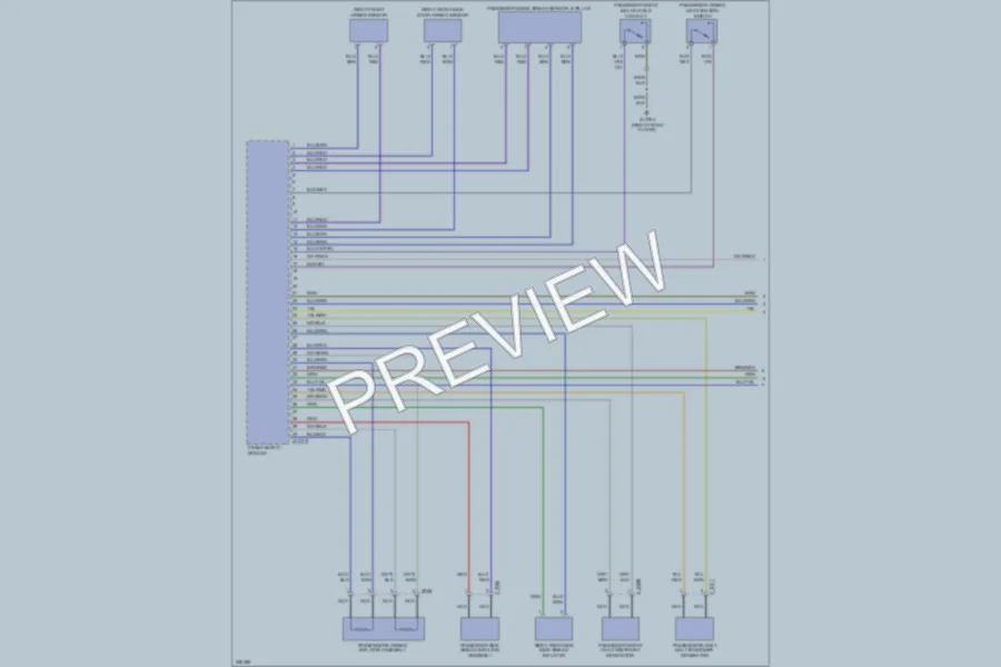 2006 BMW 530xi Supplemental Restraints wiring diagram preview