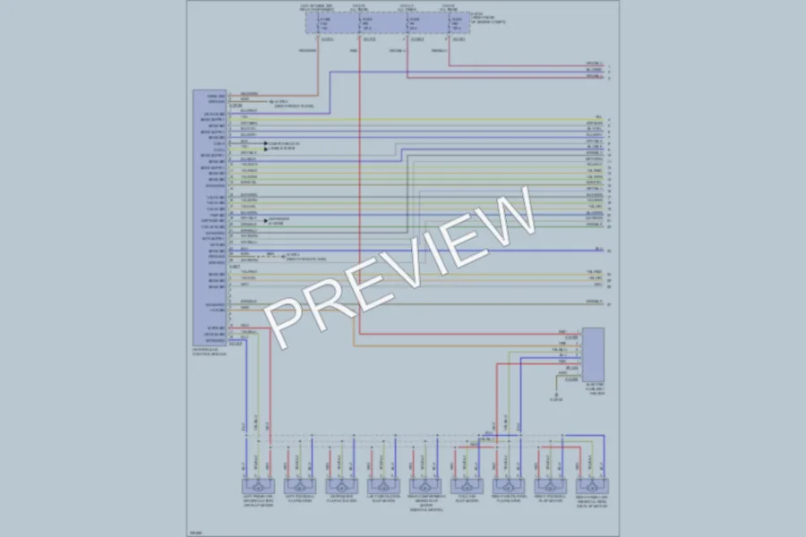 2006 BMW 550i Air Conditioning wiring diagram preview