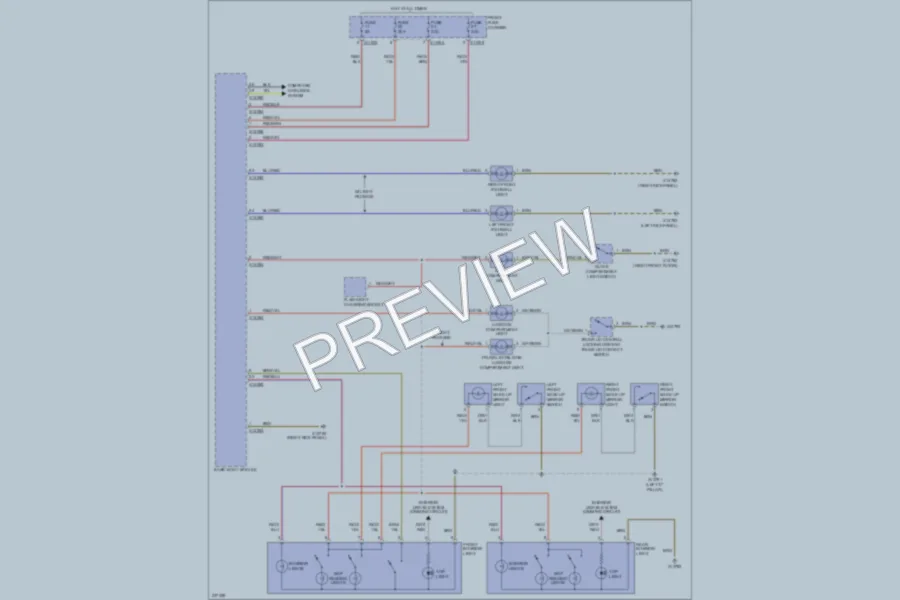 2006 BMW 550i Interior Lights wiring diagram preview