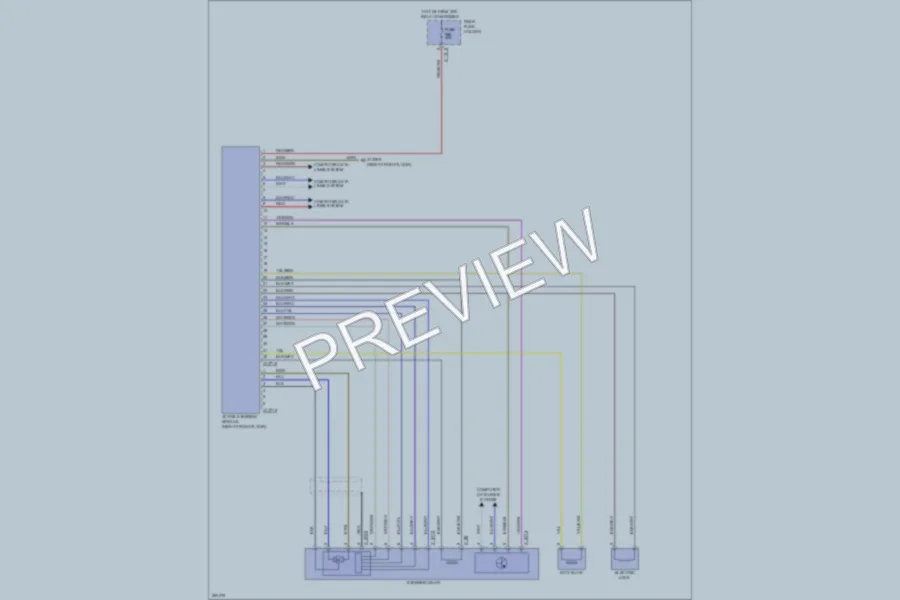 2006 BMW 650i Electronic Power Steering wiring diagram preview