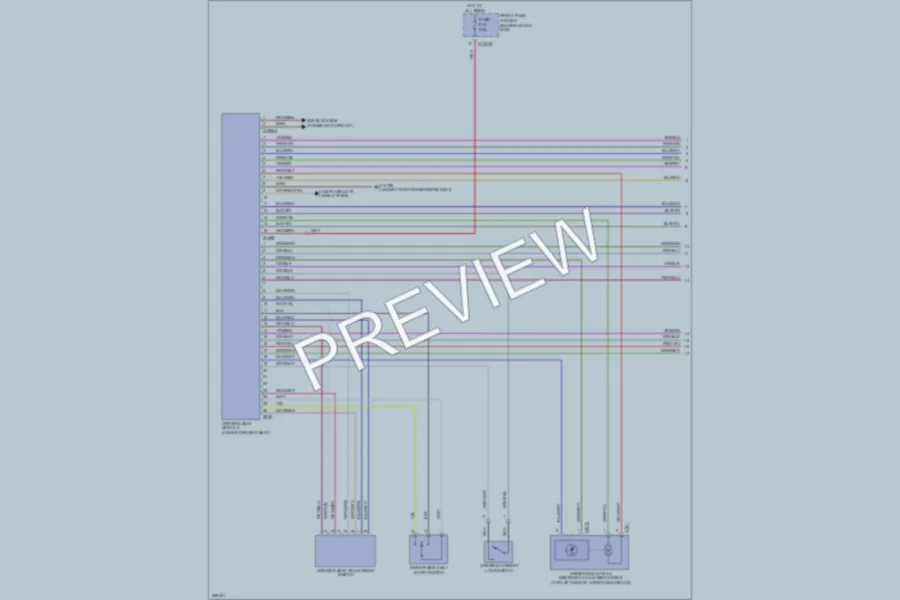 2006 BMW 650i Memory Systems wiring diagram preview