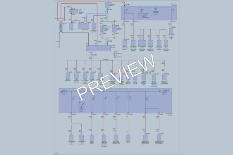 2006 BMW 650i Power Distribution wiring diagram preview