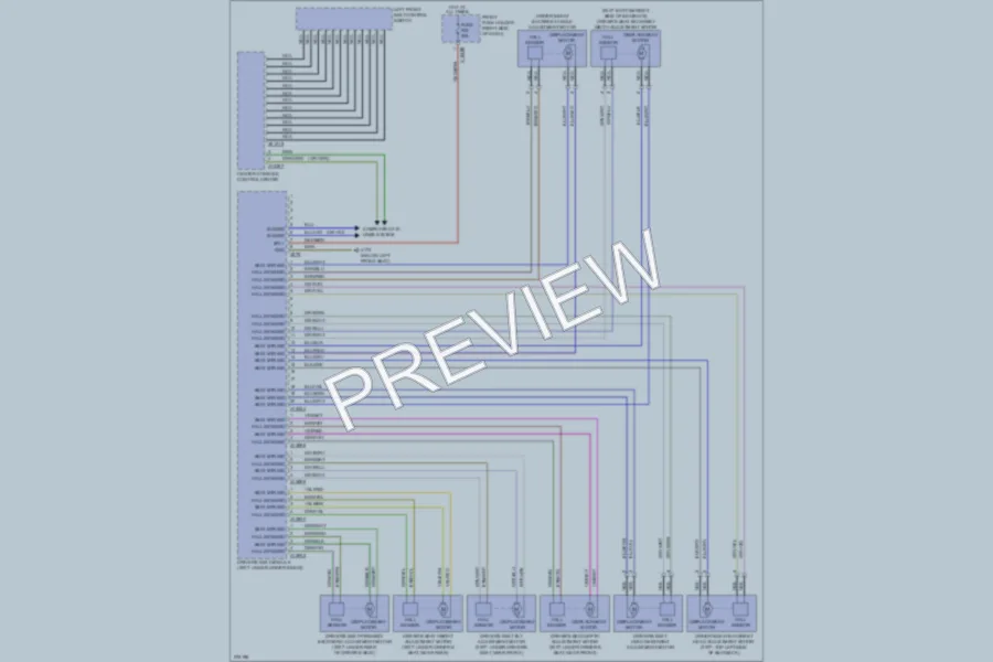 2006 BMW 750Li Memory Systems wiring diagram preview