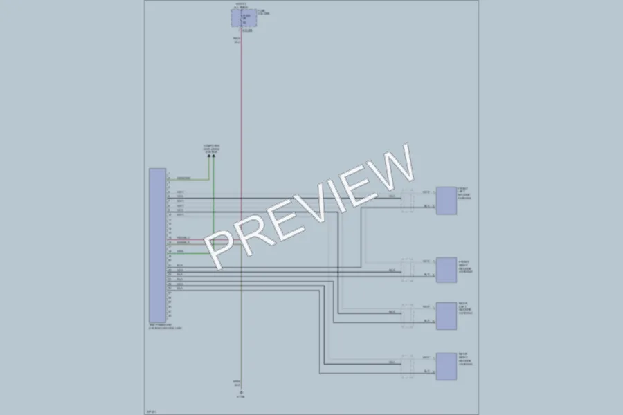 2006 BMW 760Li Warning Systems wiring diagram preview