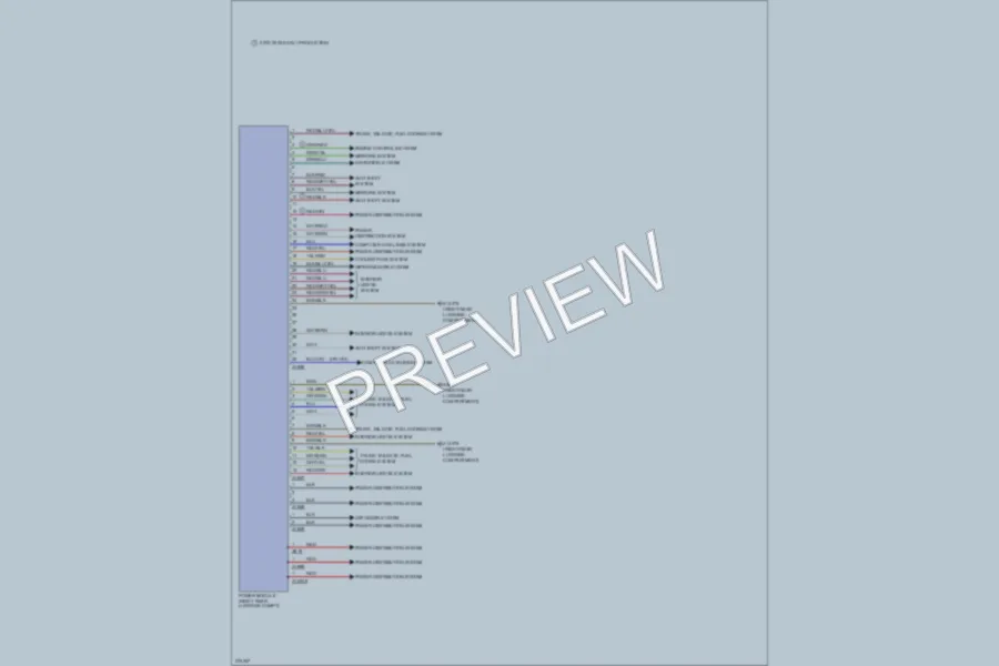 2006 BMW 760i Body Control Modules wiring diagram preview