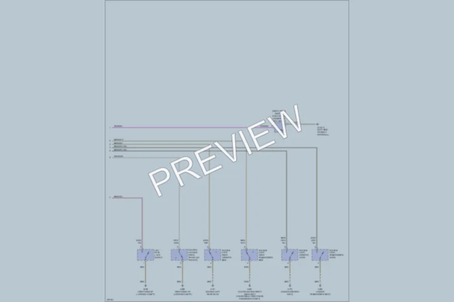 2006 BMW M3 Anti Theft wiring diagram preview