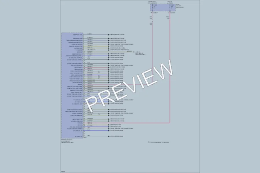 2006 BMW M3 Body Control Modules wiring diagram preview