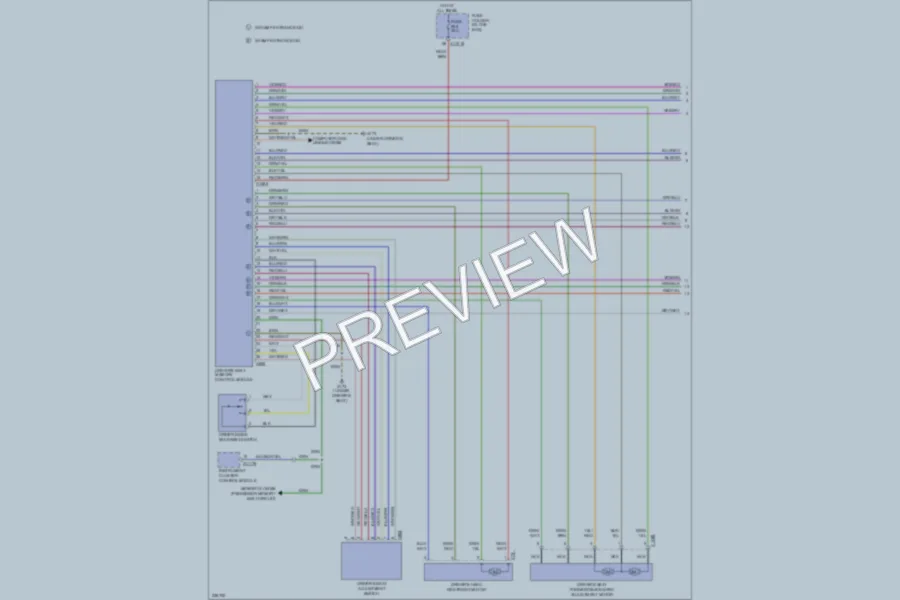2006 BMW M3 Memory Systems wiring diagram preview