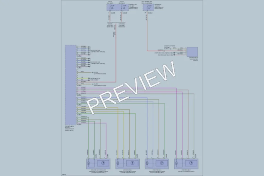 2006 BMW M5 Memory Systems wiring diagram preview