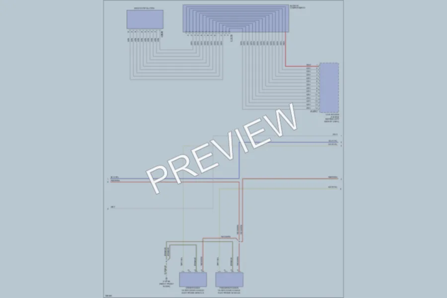 2006 BMW M6 Anti Theft wiring diagram preview
