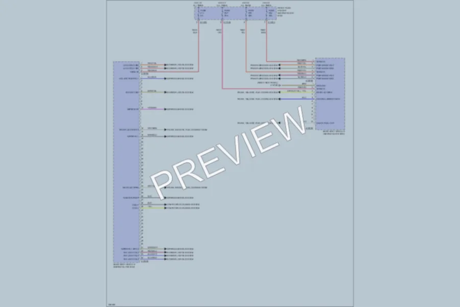 2006 BMW M6 Body Control Modules wiring diagram preview