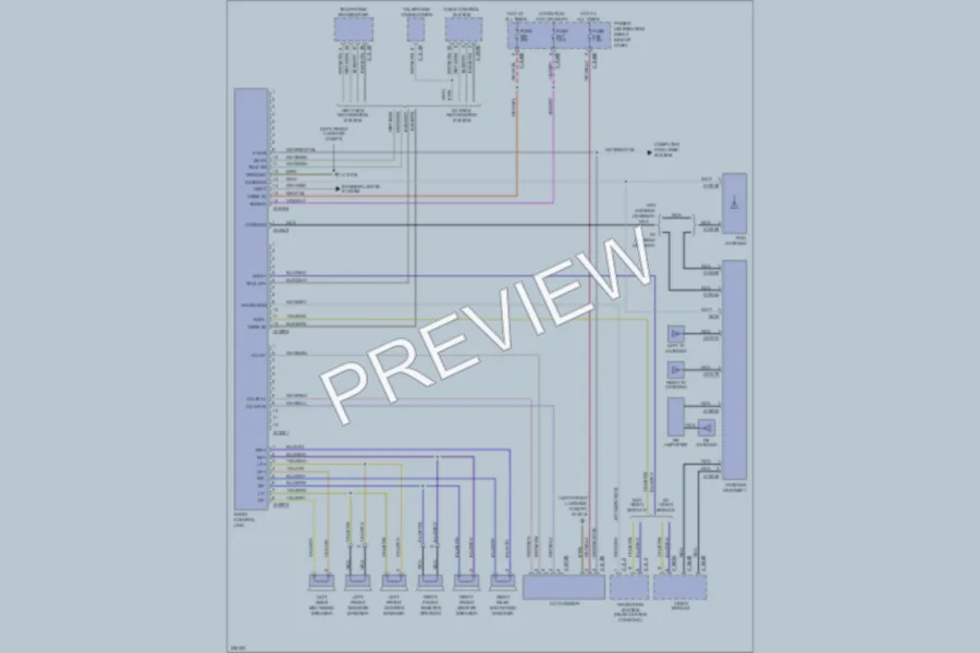 2006 BMW MCoupe Radio wiring diagram preview