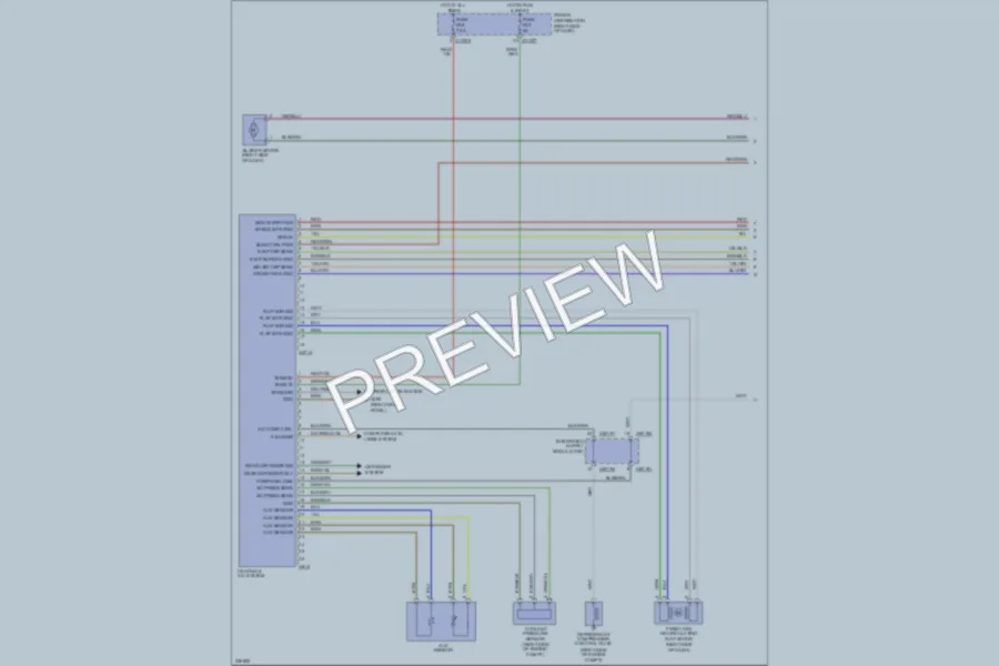 2006 BMW MRoadster Air Conditioning wiring diagram preview