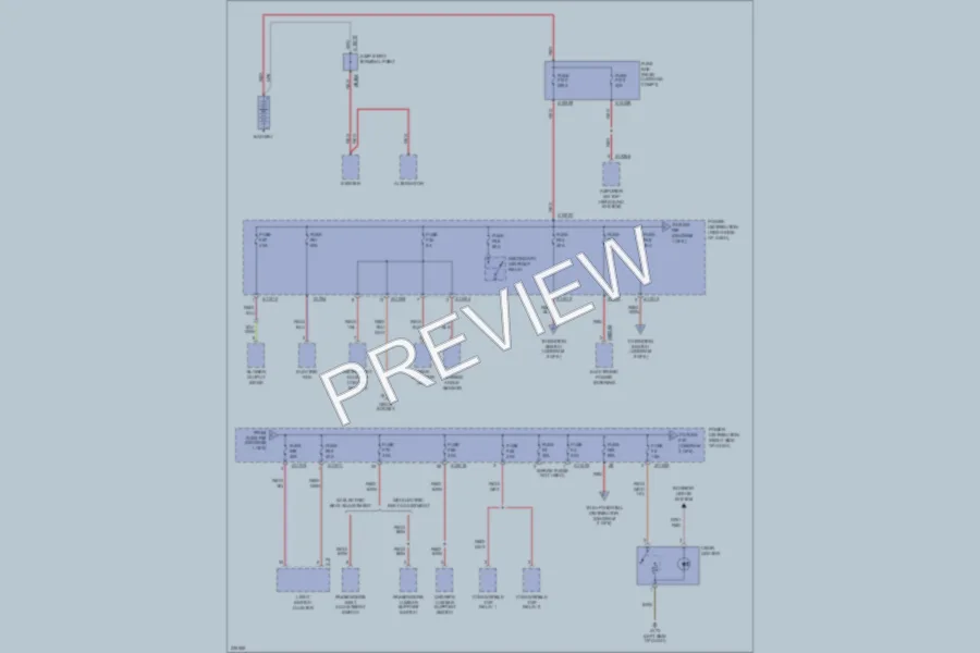 2006 BMW MRoadster Power Distribution wiring diagram preview