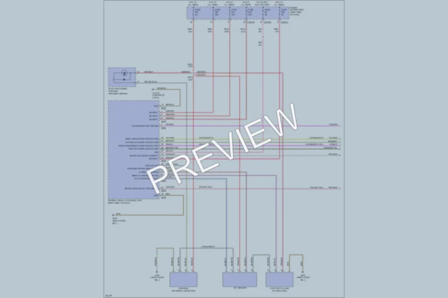 2006 BMW X3 Anti Theft wiring diagram preview