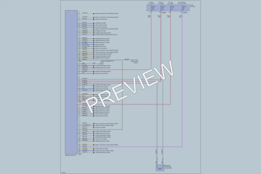 2006 BMW X5 Body Control Modules wiring diagram preview