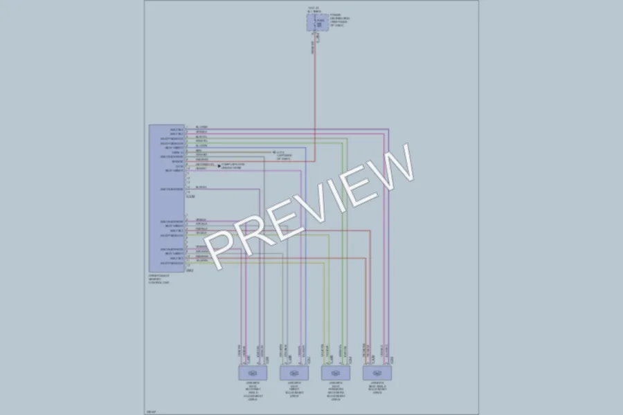 2006 BMW Z4 Memory Systems wiring diagram preview