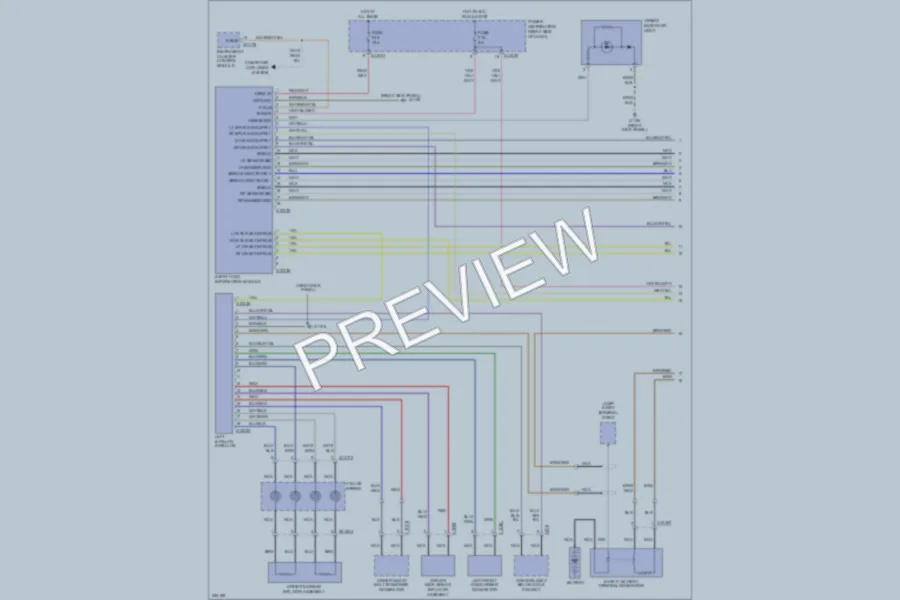 2006 BMW Z4 Supplemental Restraints wiring diagram preview