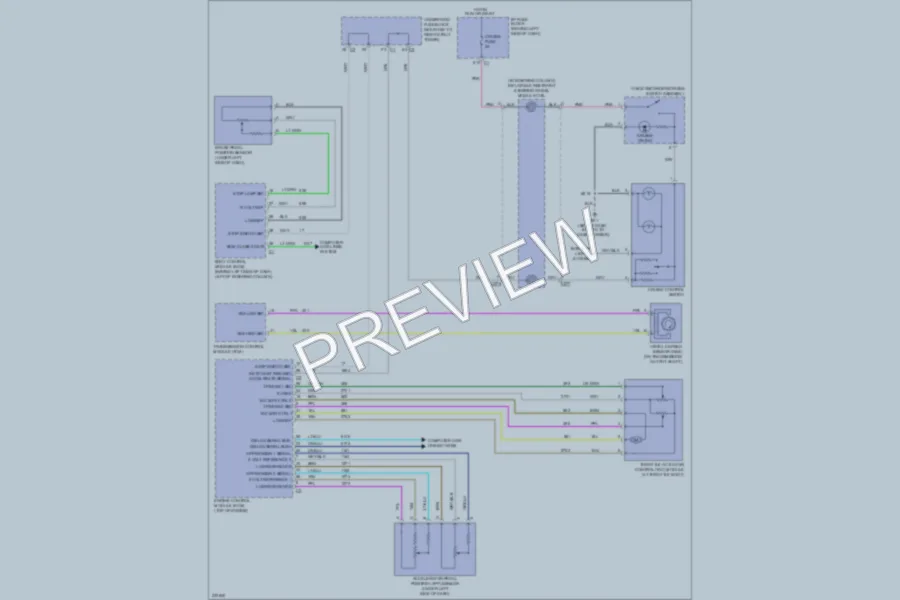 2006 Buick LaCrosse Cruise Control wiring diagram preview