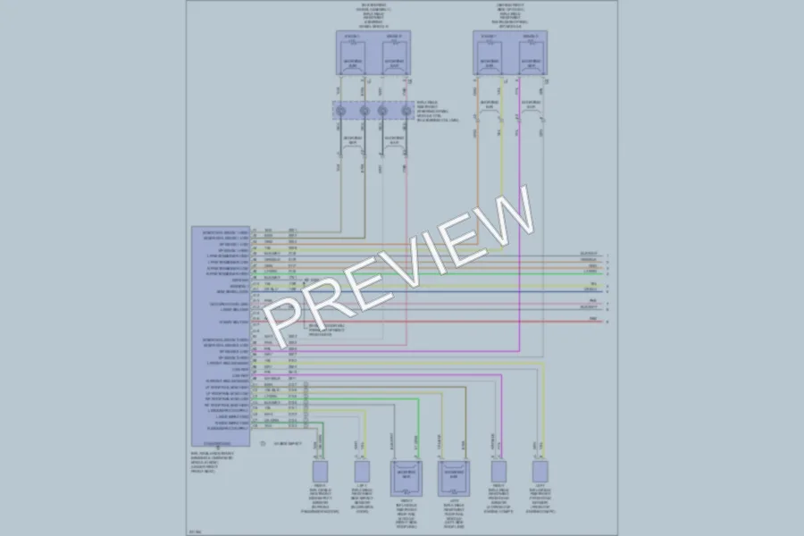 2006 Buick LaCrosse Supplemental Restraints wiring diagram preview