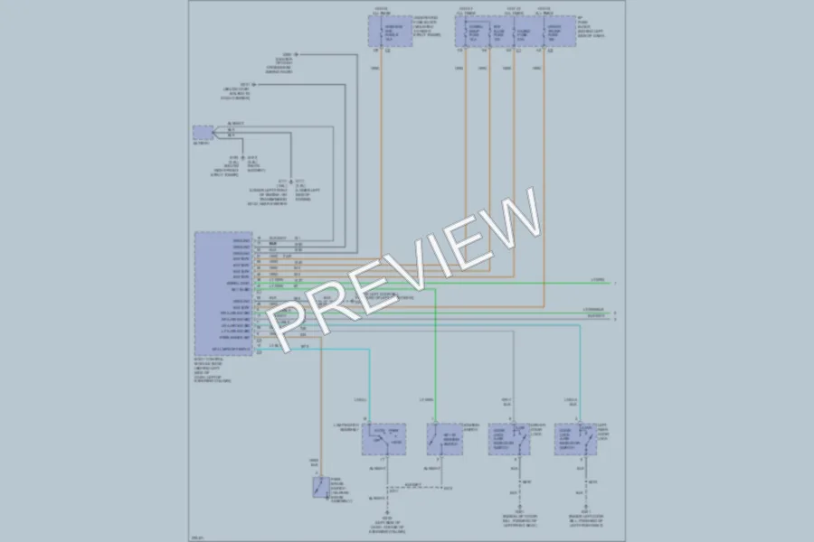 2006 Buick LaCrosse Warning Systems wiring diagram preview