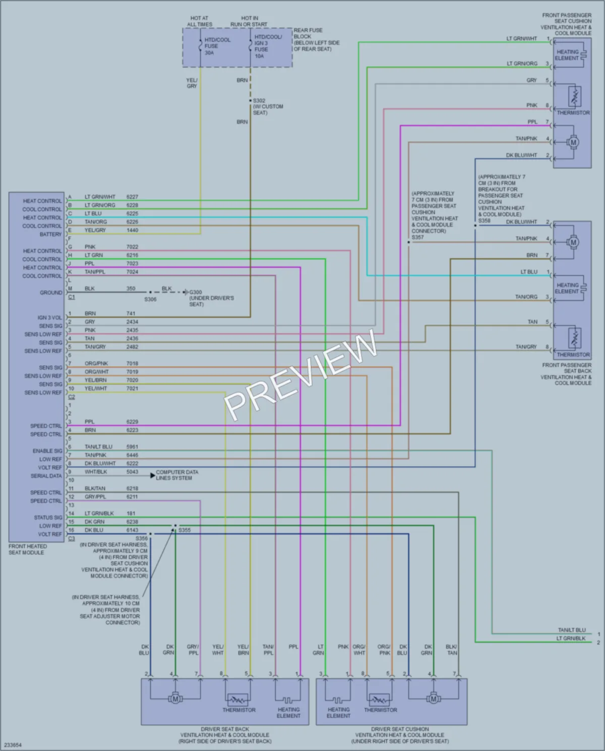 2006 Buick Lucerne Memory Systems wiring diagram preview