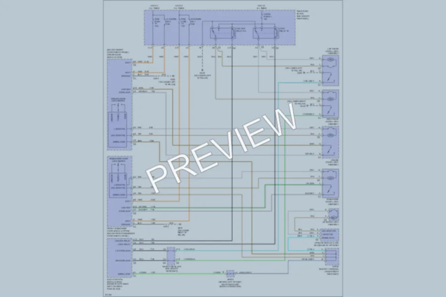 2006 Buick Rainier Power Door Locks wiring diagram preview