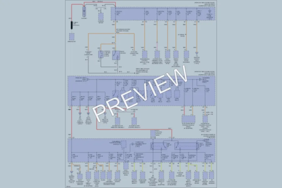 2006 Buick Rendezvous Power Distribution wiring diagram preview