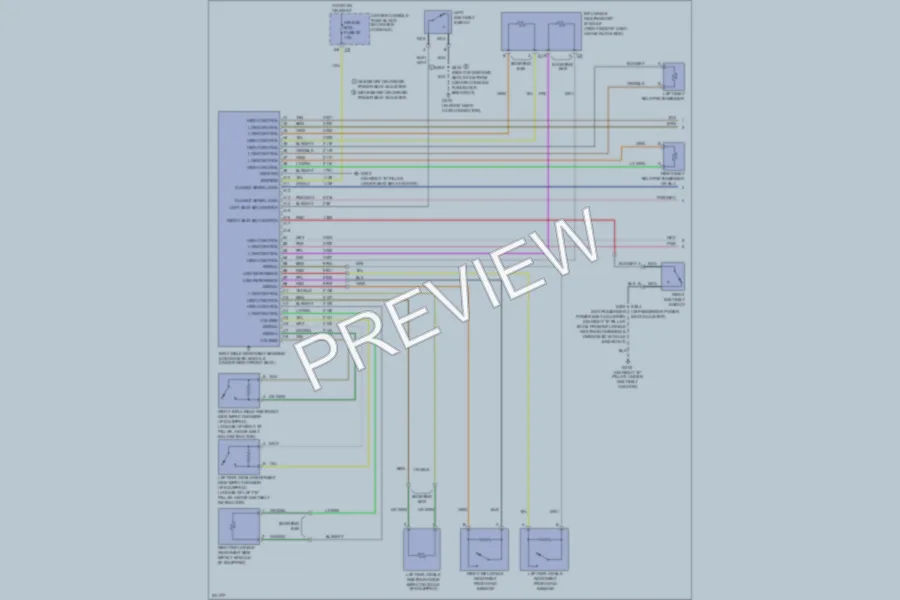 2006 Buick Rendezvous Supplemental Restraints wiring diagram preview