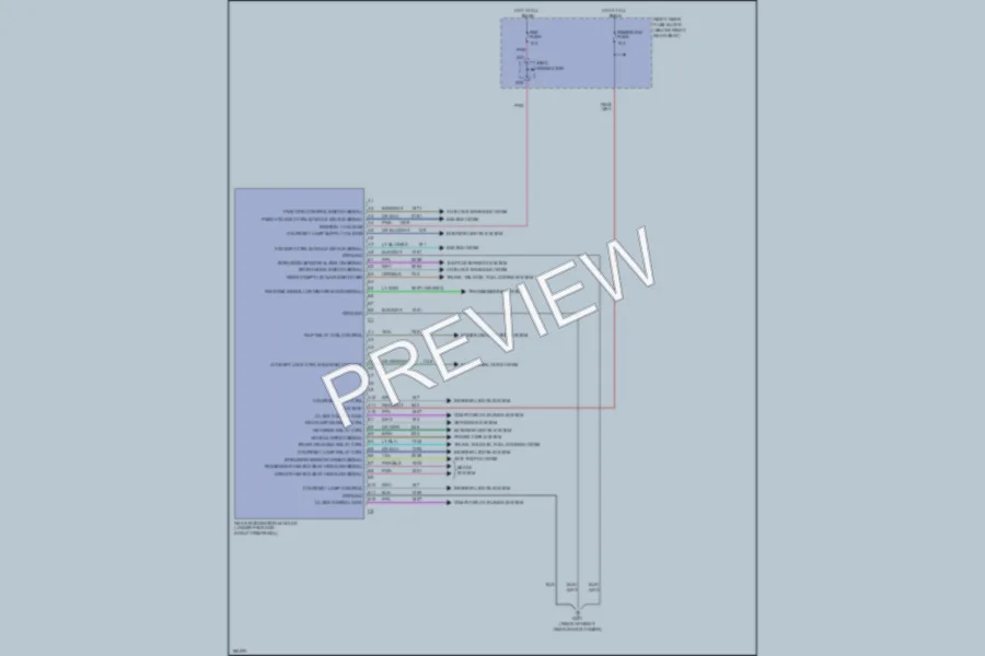 2006 Cadillac CTS Body Control Modules wiring diagram preview